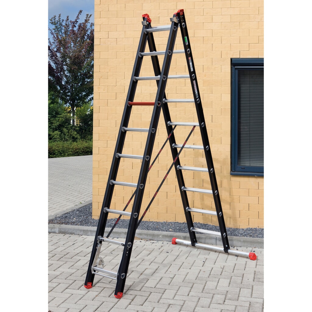 Produktabbildung Nr. 1: 3-teilige Reformleiter Mounter (coating), 2 x 8 Stufen