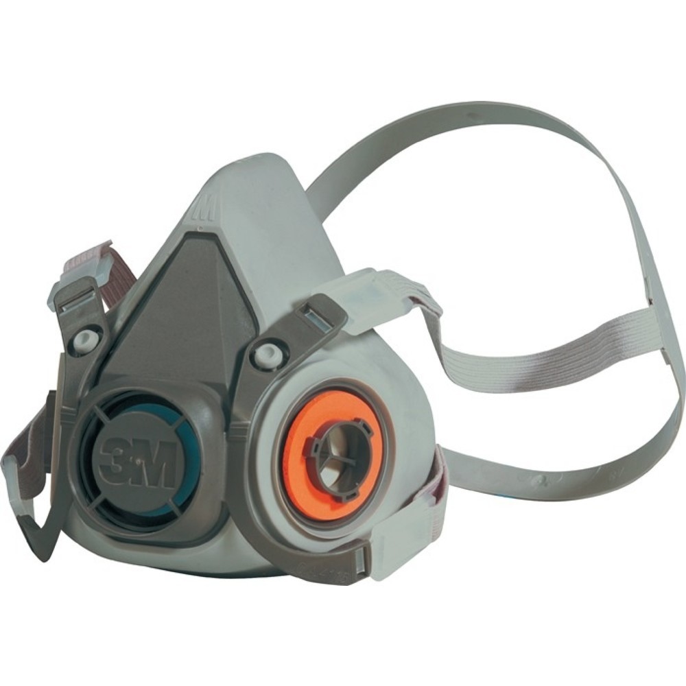 Produktabbildung: 3M™ Atemschutzhalbmaske 6200 – Serie 6000, ohne Filter, EN 140, M