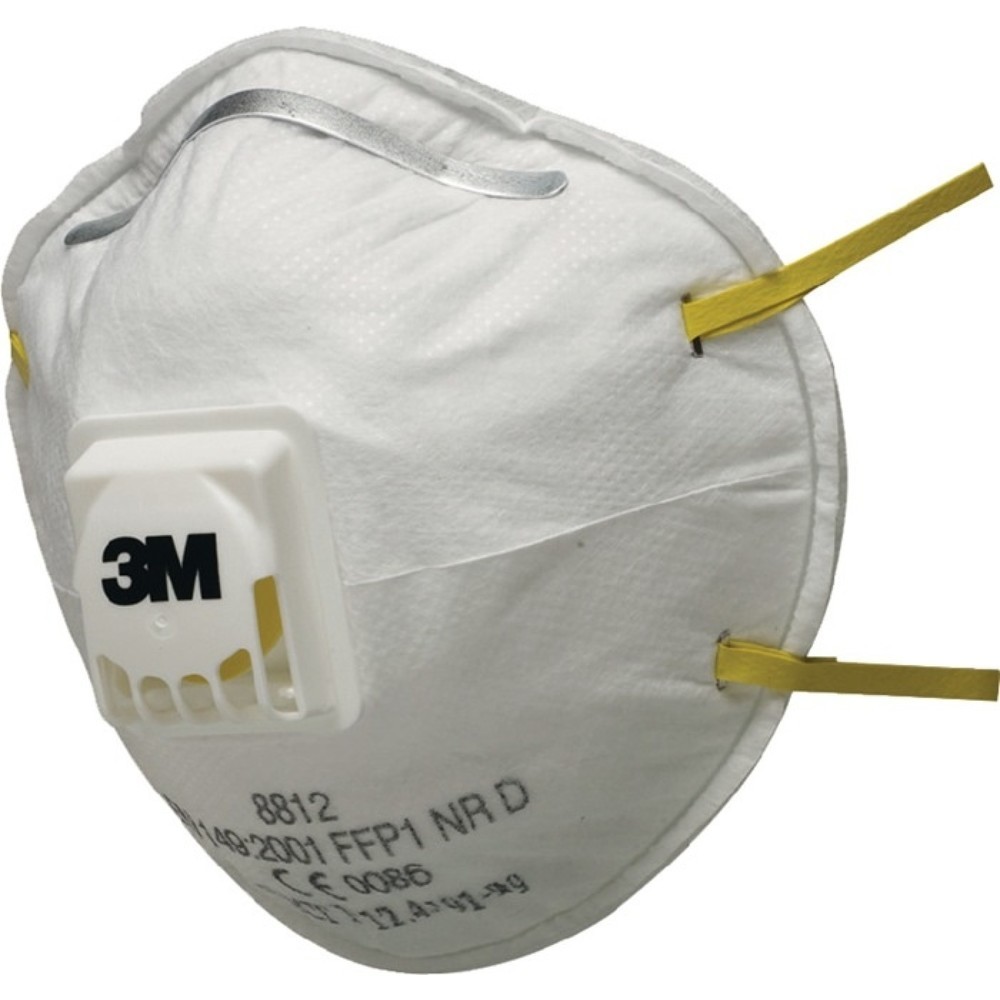 Produktabbildung: 3M™ Atemschutzmaske 8812, mit Ausatemventil, FFP1 NR D, 10St./KT