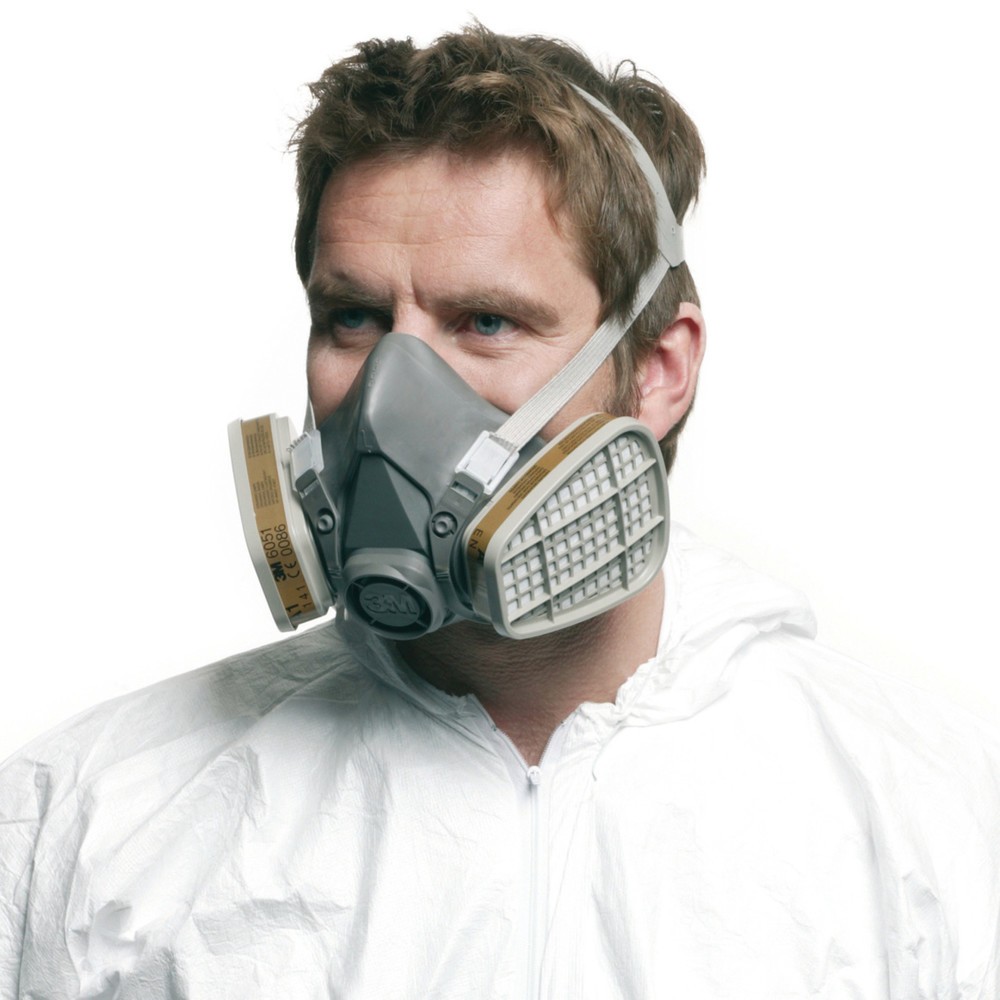 Produktabbildung: 3M™ Gase- und Dämpfe-Halbmaske, Serie 6000