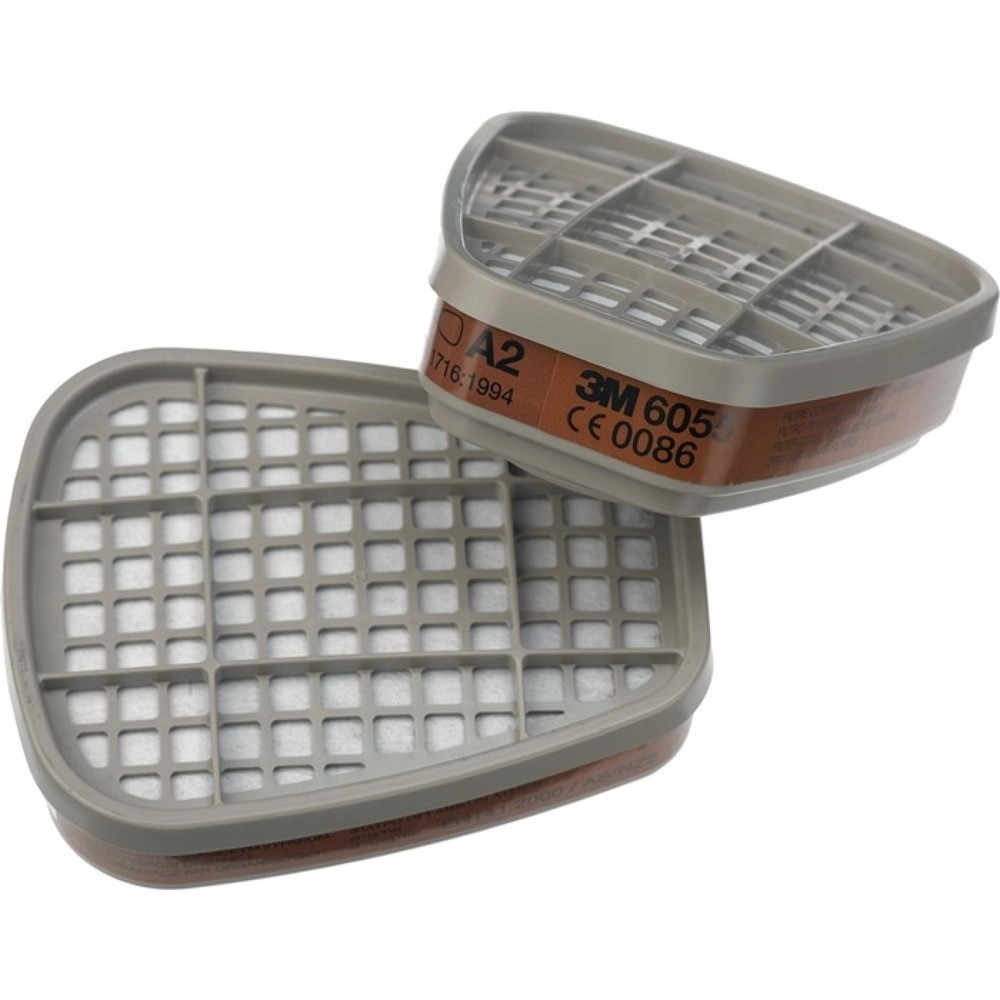 Produktabbildung: 3M™ Gasfilter 6055 EN143:2000 A2 f.Ser.6000