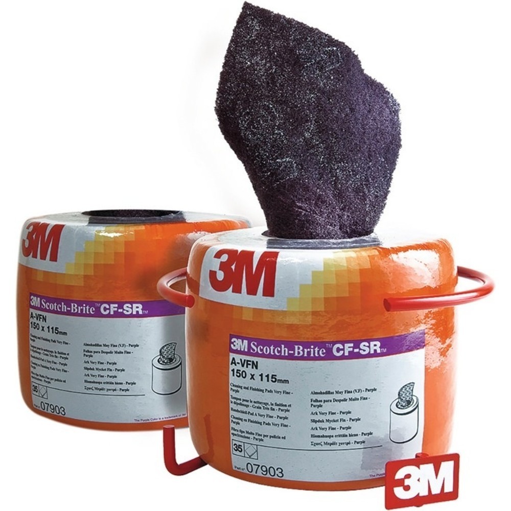 Produktabbildung: 3M™ Handpad Scotch Brite™ CF-RL, L115xB150mm, very fine
