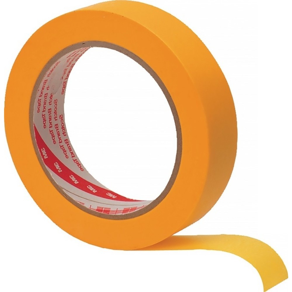 Produktabbildung: 3M™ Malerabdeckband Scotch® Super PT244, goldfarben, glatt, Rolle, Länge 50 m Breite 48 mm