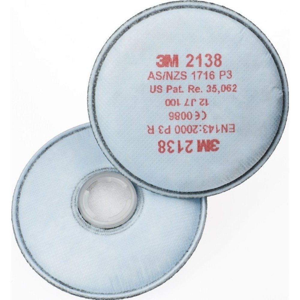 Produktabbildung: 3M™ Rundpartikelfilter 2138 EN 1473:2000 P3R