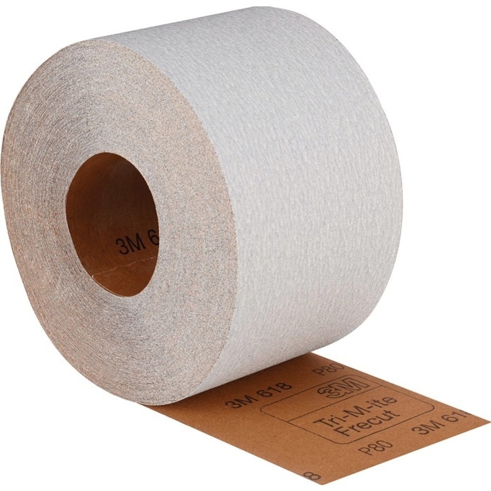 Produktabbildung: 3M™ Schleifpapierrolle 618, 115 mm Körnung 180, für Lack/Metall