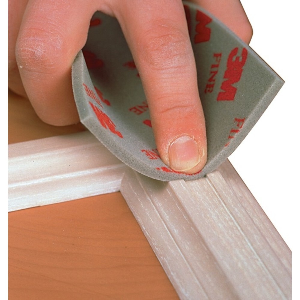 Produktabbildung: 3M™ Schleifschwamm Soft Pad, L140xB115mm, microfine