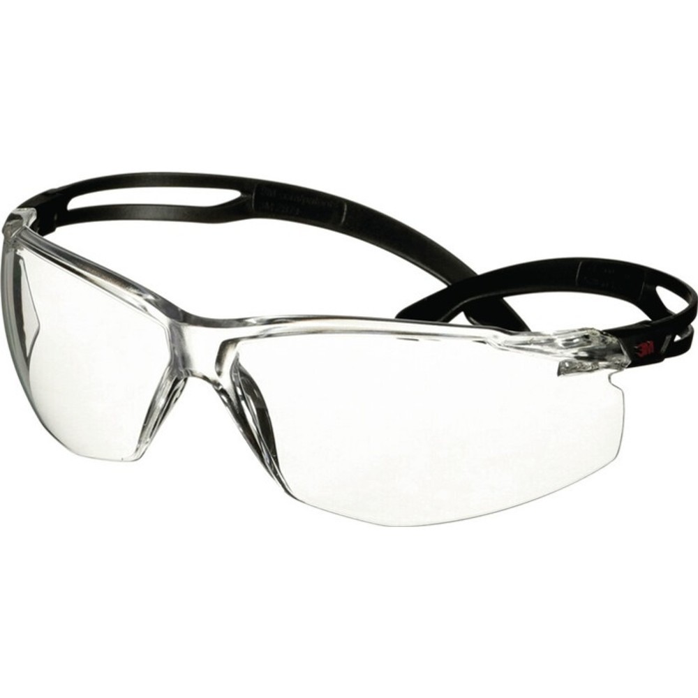 Produktabbildung: 3M™ Schutzbrille SecureFit™500, Bügel schwarz, Scheibe klar, EN 166, EN171, Polycarbonat