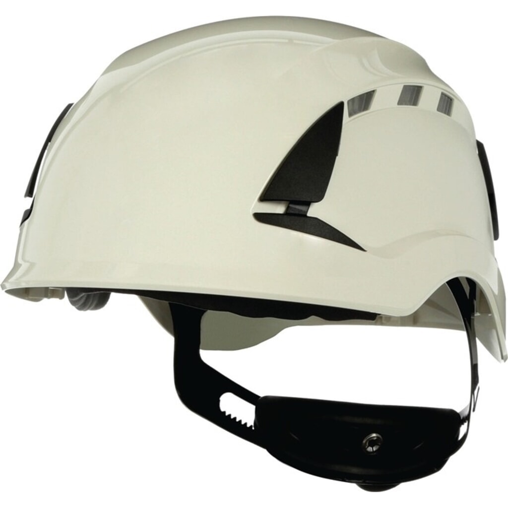 Produktabbildung: 3M™ Schutzhelm SecureFit X5501V-CE, UV stabilisiertes (ABS), weiß, EN 397