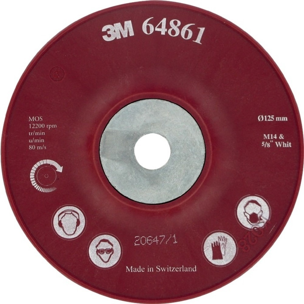 Produktabbildung: 3M™ Stützteller Cubitron™ II, Durchmesser 115 mm, M14