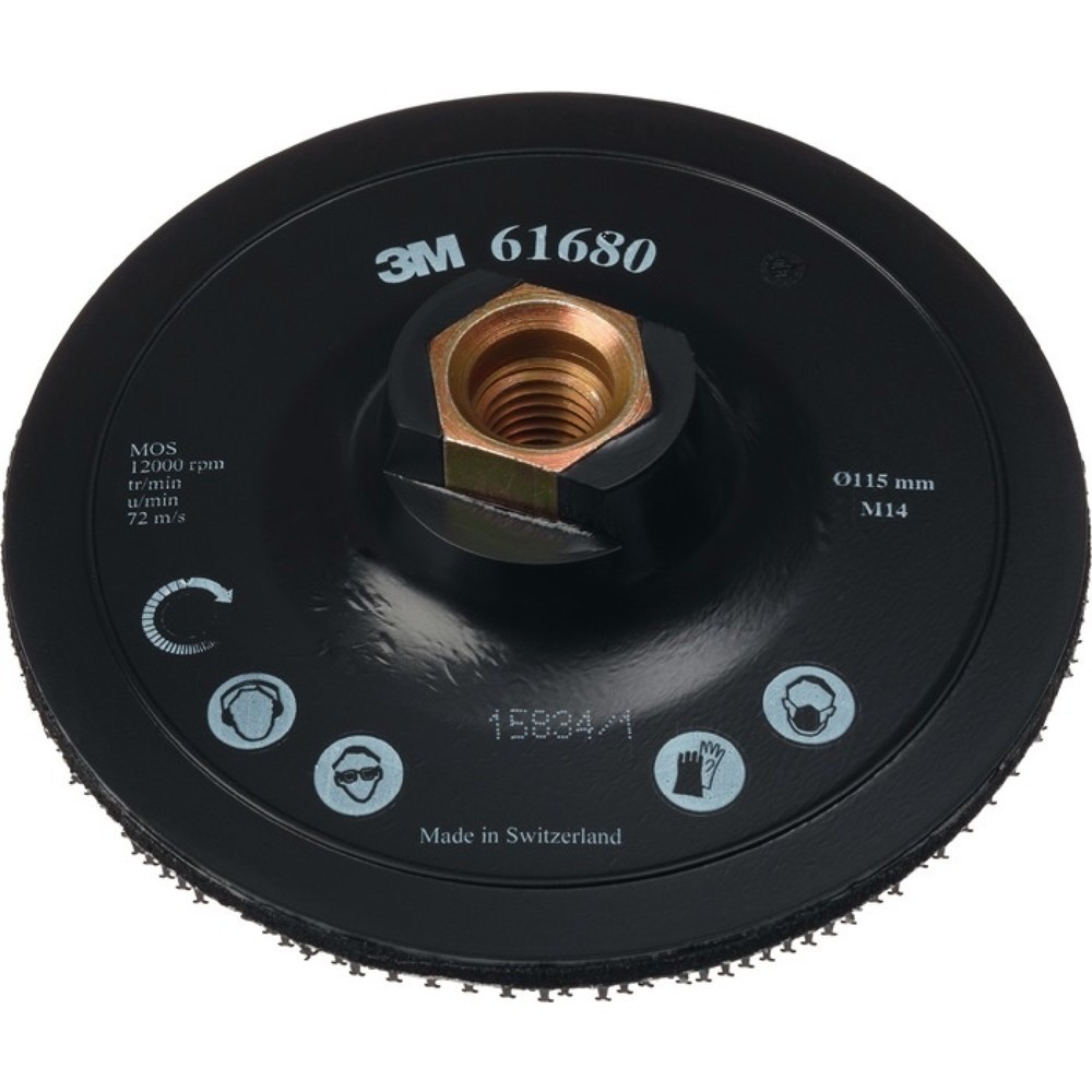 Produktabbildung: 3M™ Stützteller Scotch Brite™ DH-AC, Durchmesser 125 mm, M14