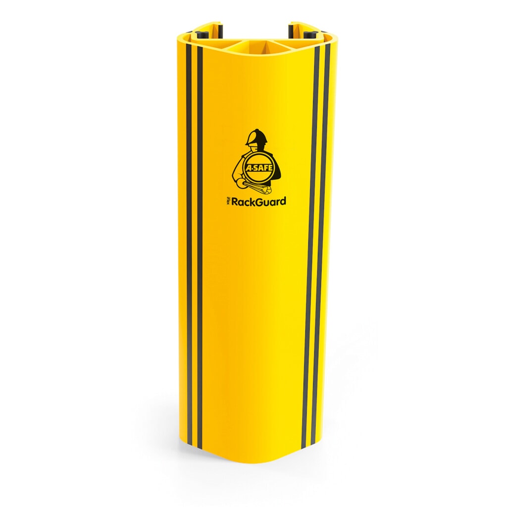A-SAFE Anfahrschutz für Regale RackGuard (S) LL aus MEMAPLEX®, Innenmaß HxBxT 600 x 102 x 80 mm Produktabbildung: A-SAFE Anfahrschutz für Regale RackGuard (S) LL aus MEMAPLEX®, Innenmaß HxBxT 600 x 102 x 80 mm