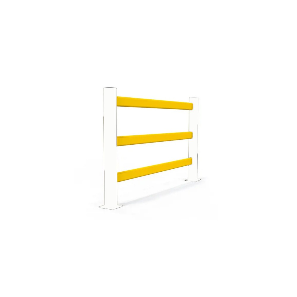Produktabbildung: A-SAFE Holmsatz für Rammschutzgeländer eFlex als Fußwegtrennung aus MEMAPLEX®, Innen- und Außenbereich, HxB , 3 x 500 mm Länge