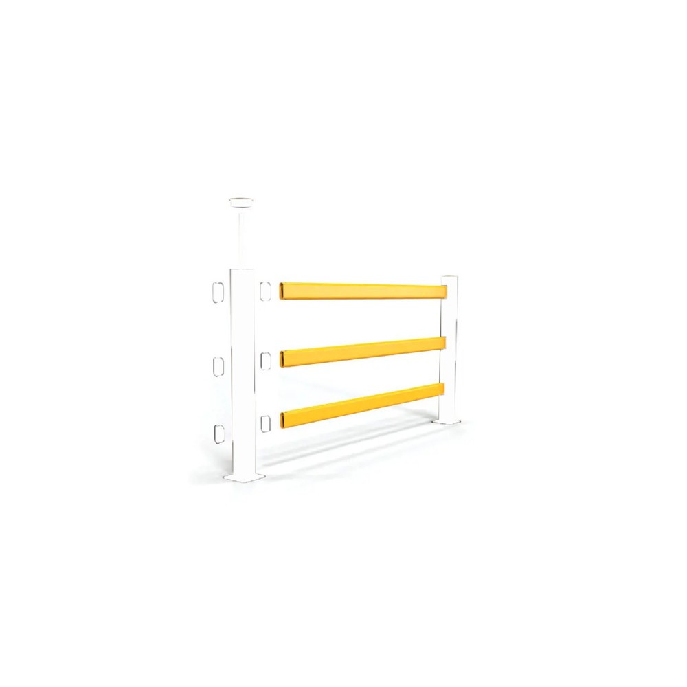 Produktabbildung Nr. 4: A-SAFE Holmsatz für Rammschutzgeländer eFlex als Fußwegtrennung aus MEMAPLEX®, Innen- und Außenbereich, HxB , 3 x 1.000 mm Länge