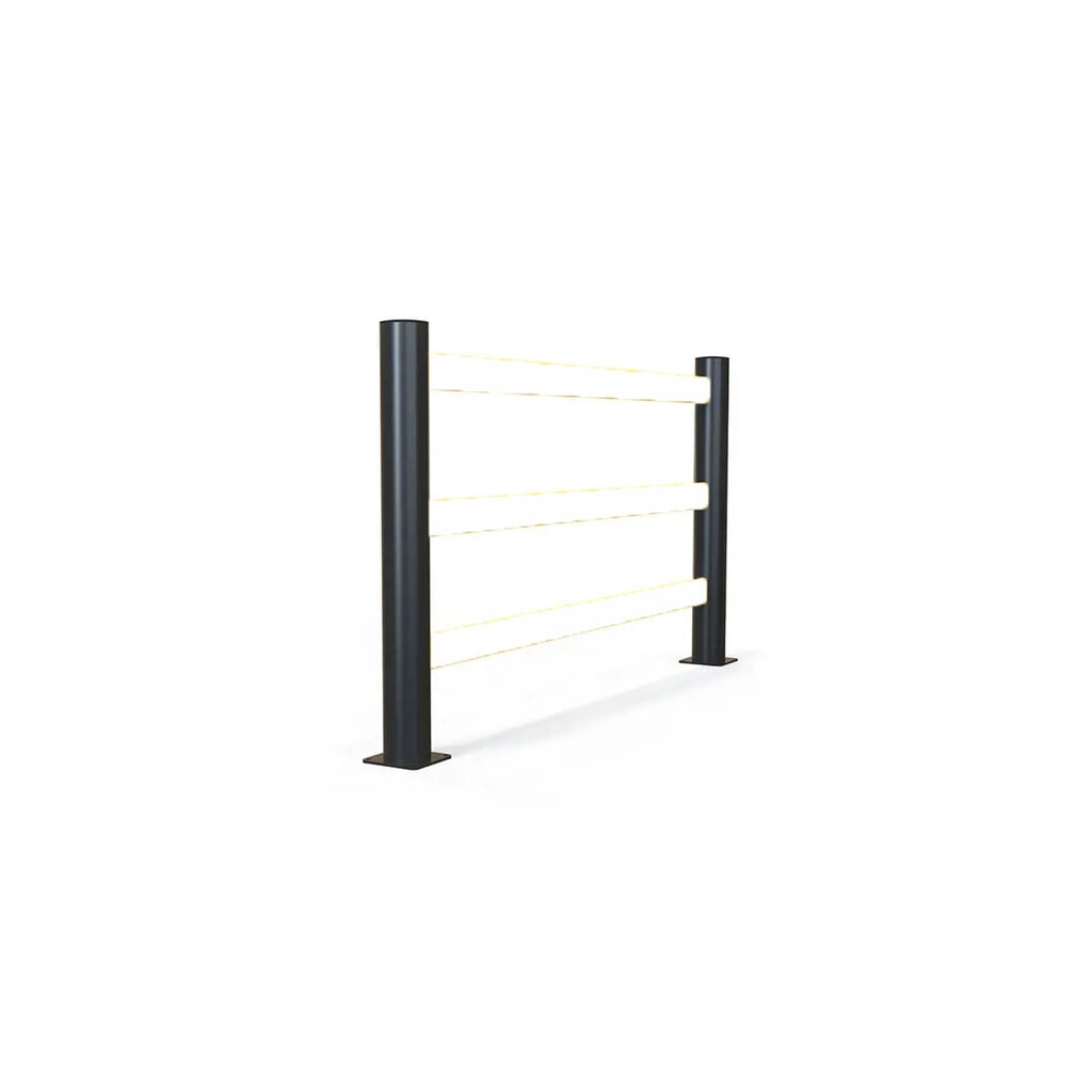 A-SAFE End-/Eckpfosten 90° für Rammschutzgeländer eFlex aus MEMAPLEX®, Innen- und Außenbereich, HxB , HxT 1.181 x 180 mm Produktabbildung: A-SAFE End-/Eckpfosten 90° für Rammschutzgeländer eFlex aus MEMAPLEX®, Innen- und Außenbereich, HxB , HxT 1.181 x 180 mm