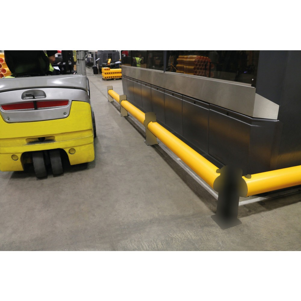 Produktabbildung Nr. 3: A-SAFE Holmsatz für Rammschutzgeländer eFlex als Verkehrsbarriere aus MEMAPLEX®, Innen- und Außenbereich, HxB 1.000 mm Länge