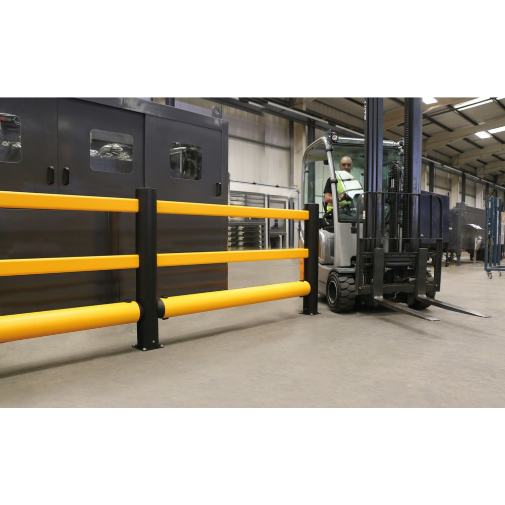 Produktabbildung Nr. 4: A-SAFE Holmsatz für Rammschutzgeländer eFlex als Verkehrsbarriere aus MEMAPLEX®, Innen- und Außenbereich, HxB , 3 x 500 mm Länge