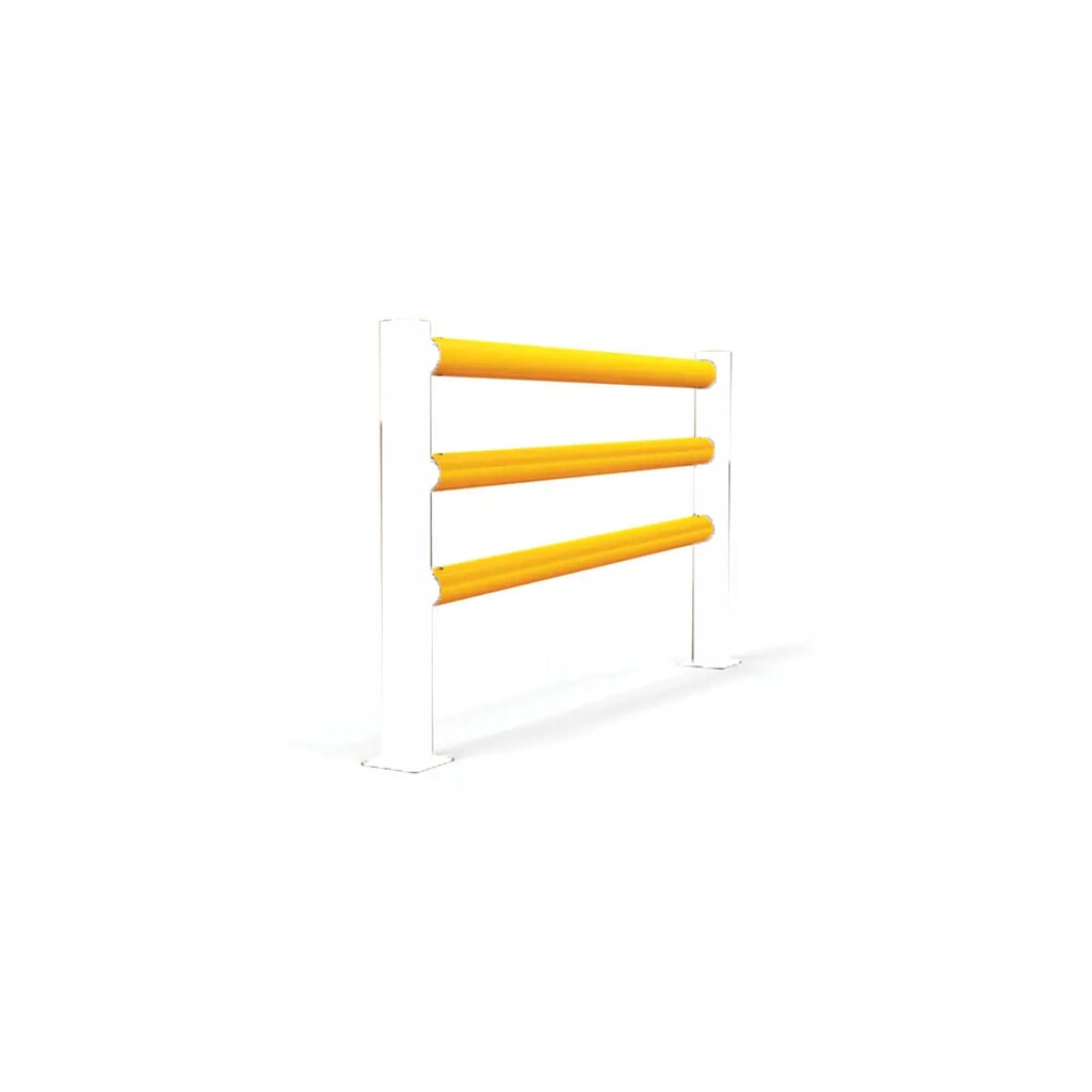Produktabbildung: A-SAFE Holmsatz für Rammschutzgeländer iFlex als Fußwegtrennung aus MEMAPLEX®, Innen- und Außenbereich, HxB 600 mm Länge