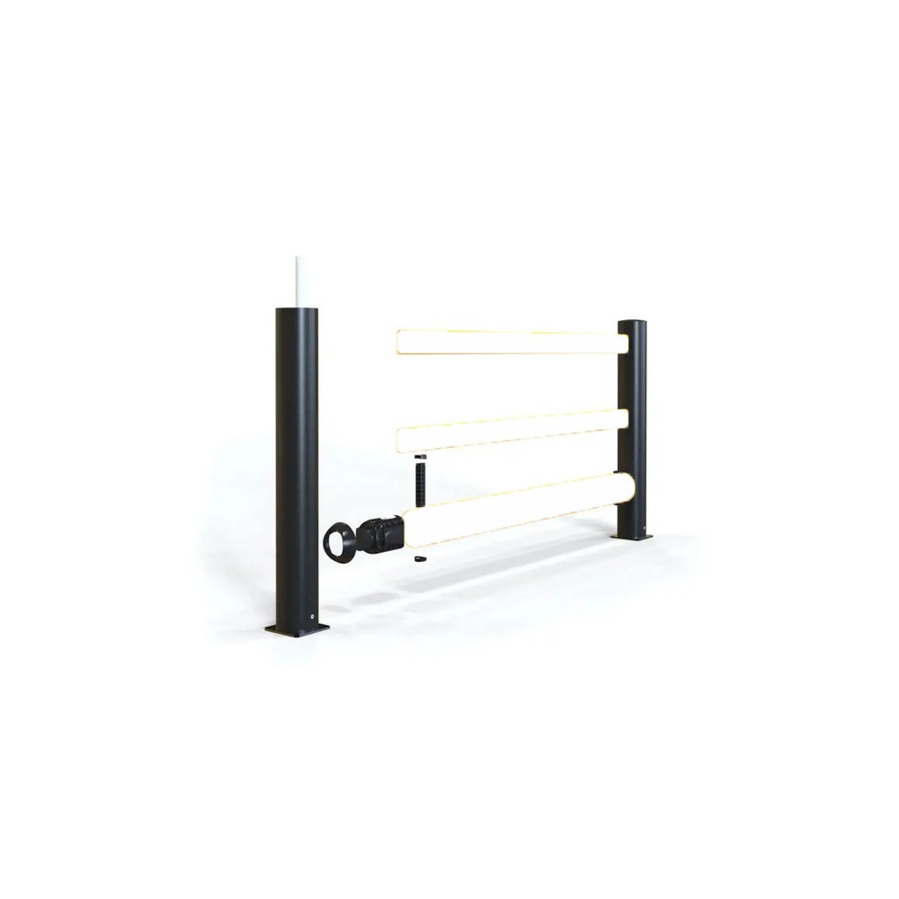Produktabbildung Nr. 5: A-SAFE Eckpfosten für Rammschutzgeländer eFlex+ aus MEMAPLEX®, Innen- und Außenbereich, HxB , HxT 456 x 180 mm