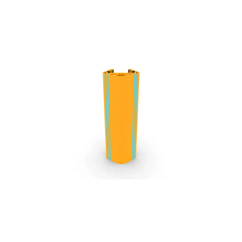 Produktabbildung: A-SAFE Anfahrschutz für Regale RackGuard aus MEMAPLEX®, Tiefkühlausführung, Innenmaß HxBxT 600 x 102 x 68 mm