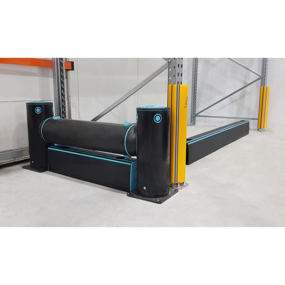 Produktabbildung Nr. 3: A-SAFE Anfahrschutz für Regale RackGuard aus MEMAPLEX®, Tiefkühlausführung, Innenmaß HxBxT 600 x 102 x 68 mm