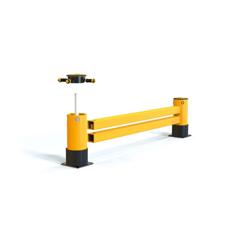 Produktabbildung Nr. 2: A-SAFE Regalendschutz aus MEMAPLEX®, doppelt - 2.600 mm Länge