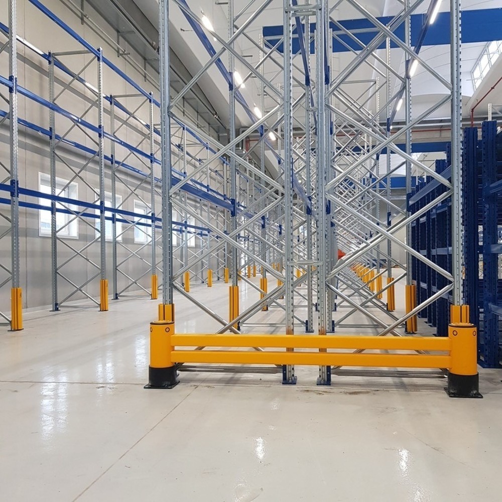 Produktabbildung Nr. 3: A-SAFE Regalendschutz aus MEMAPLEX®, doppelt - 2.600 mm Länge