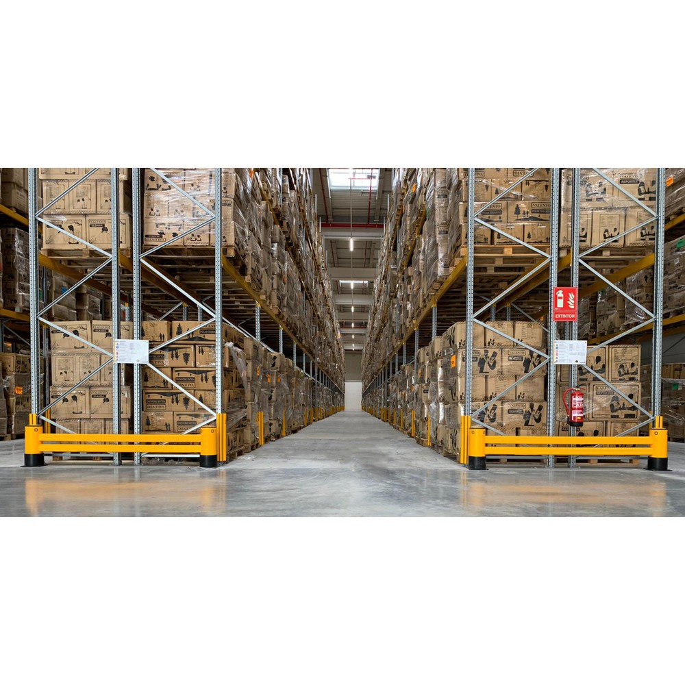 Produktabbildung Nr. 4: A-SAFE Regalendschutz aus MEMAPLEX®, doppelt - 2.600 mm Länge