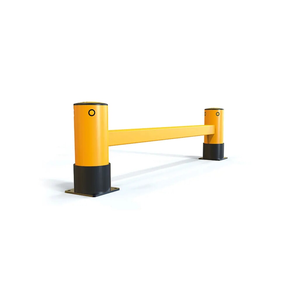 A-SAFE Regalendschutz aus MEMAPLEX®, einfach - 1.100 mm Länge Produktabbildung: A-SAFE Regalendschutz aus MEMAPLEX®, einfach - 1.100 mm Länge