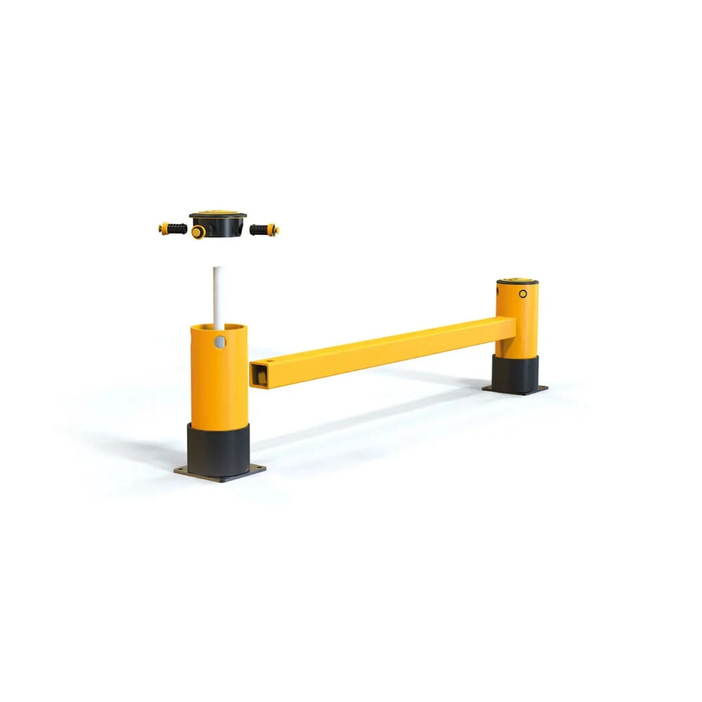 Produktabbildung Nr. 3: A-SAFE Regalendschutz aus MEMAPLEX®, einfach - 1.100 mm Länge