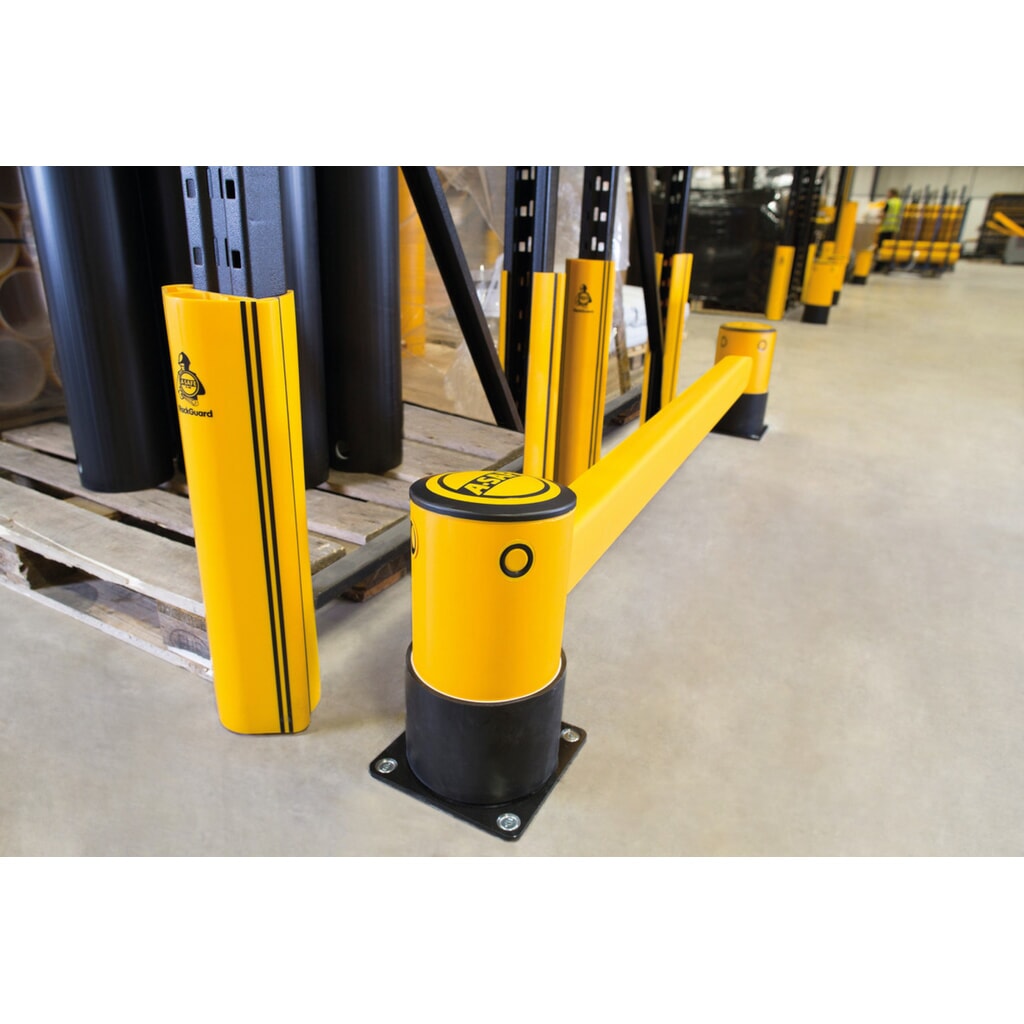 Produktabbildung Nr. 6: A-SAFE Regalendschutz aus MEMAPLEX®, einfach - 1.100 mm Länge