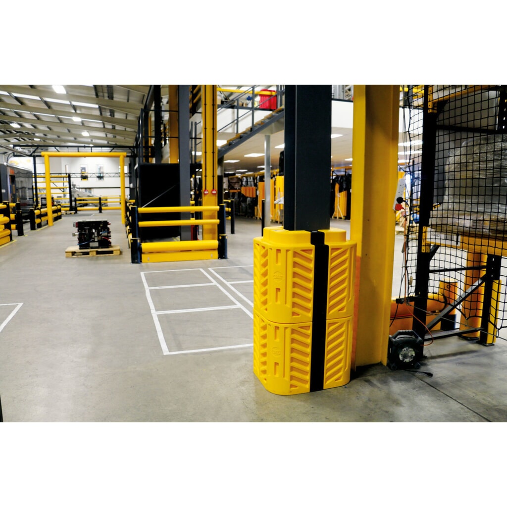 A-SAFE Säulen-Anfahrschutz FlexiShield aus MEMAPLEX®, Höhe 600 mm, für Säulenmaße (BxT) 100 x 100 mm Produktabbildung Nr. 5: A-SAFE Säulen-Anfahrschutz FlexiShield aus MEMAPLEX®, Höhe 600 mm, für Säulenmaße (BxT) 100 x 100 mm