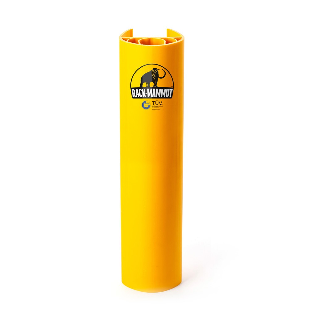 Produktabbildung Nr. 1: A.M.P.E.R.E. Anfahrschutz für Regale Rack Mammut®, aus Kunststoff, verkehrsgelb, Modell M, Innenmaß HxB 600 x 90-110 mm