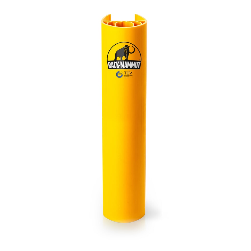 A.M.P.E.R.E. Anfahrschutz für Regale Rack Mammut®, aus Kunststoff, verkehrsgelb, Modell S, Innenmaß HxB 600 x 70-89 mm Produktabbildung: A.M.P.E.R.E. Anfahrschutz für Regale Rack Mammut®, aus Kunststoff, verkehrsgelb, Modell S, Innenmaß HxB 600 x 70-89 mm