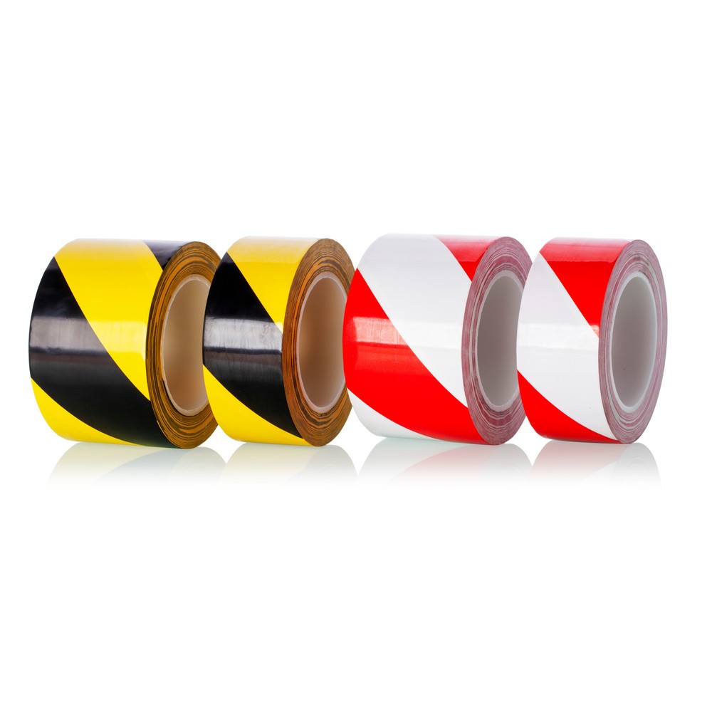 Produktabbildung Nr. 3: A.M.P.E.R.E. Bodenmarkierungsband Traffic Tape Extra, Stärke 0,2 mm, Breite 50 mm, Länge 30 m, gelb/schwarz