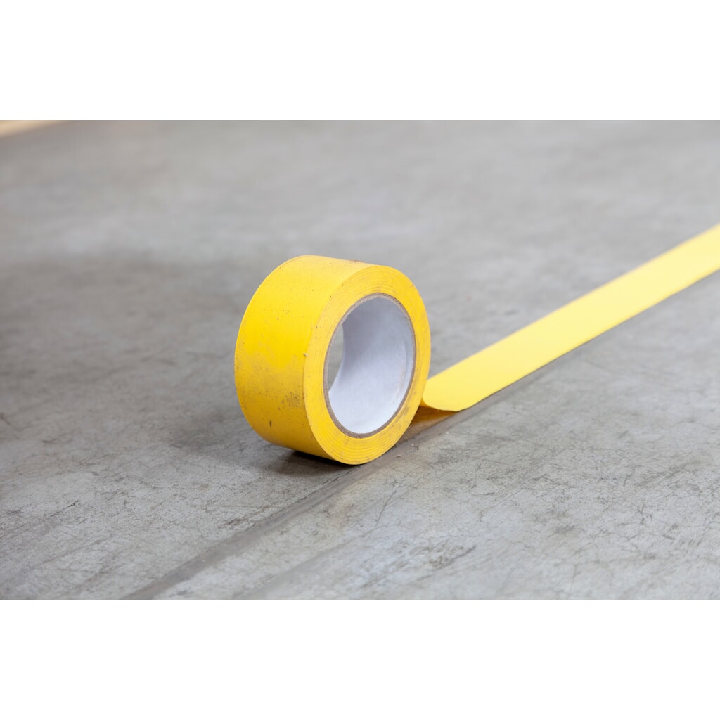 Produktabbildung Nr. 8: A.M.P.E.R.E. Bodenmarkierungsband Traffic Tape Standard, Breite 75 mm, Stärke 0,15 mm, Länge 33 m, gelb