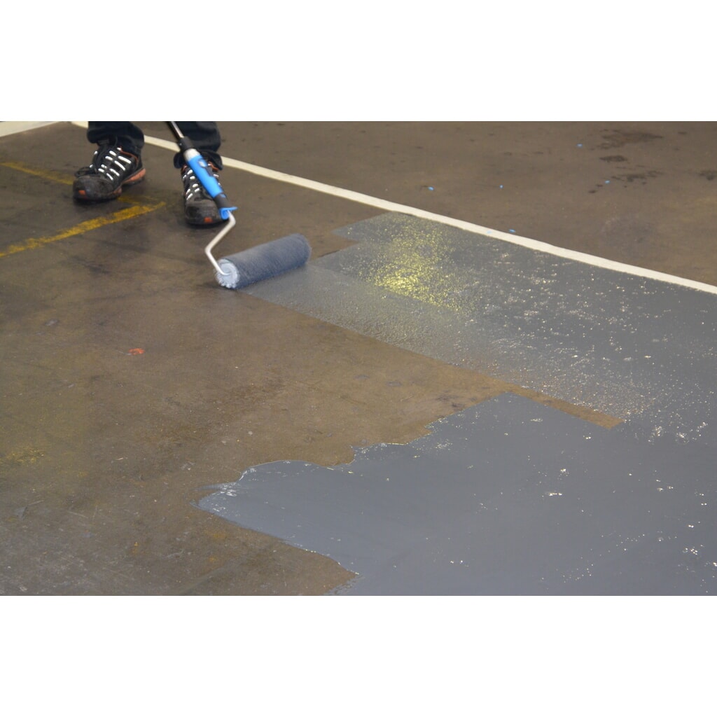 A.M.P.E.R.E. Bodenmarkierungsfarbe Traffic Floor Paint, 5 l, gelb Produktabbildung Nr. 2: A.M.P.E.R.E. Bodenmarkierungsfarbe Traffic Floor Paint, 5 l, gelb