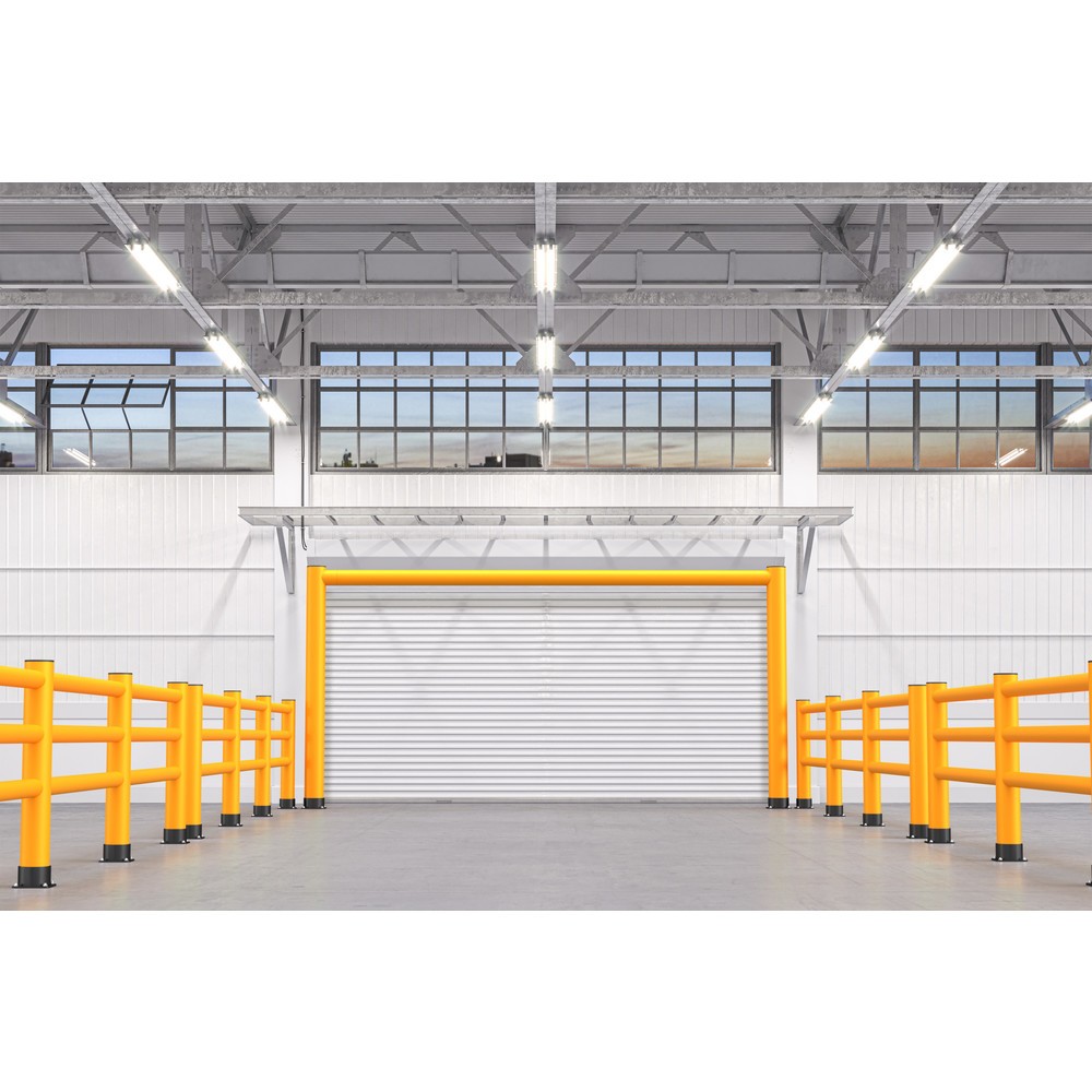 Produktabbildung Nr. 8: A.M.P.E.R.E. Rammschutzgeländer Rack Mammut®, Innen- und Außenbereich, HxL 1.100 x 2.000 mm
