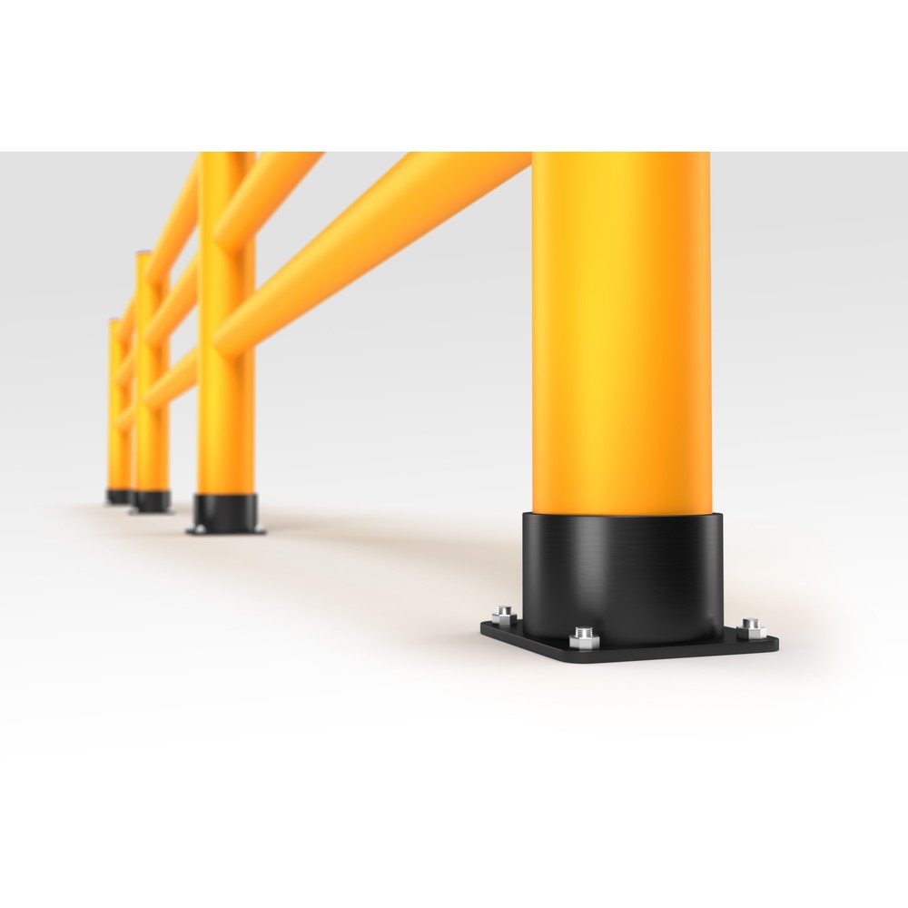 Produktabbildung Nr. 6: A.M.P.E.R.E. Rammschutzgeländer Rack Mammut®, Innen- und Außenbereich, HxL 1.100 x 6.000 mm