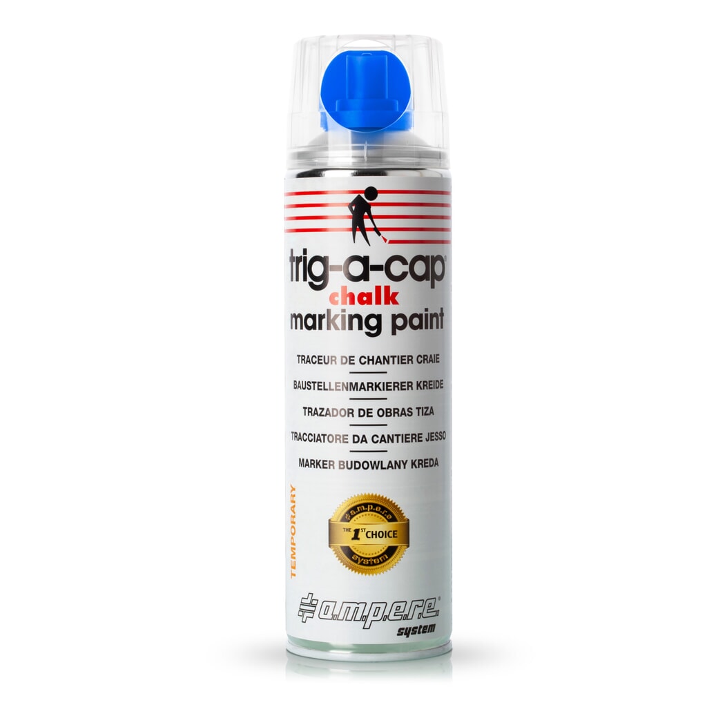 A.M.P.E.R.E. Kreidespray trig-a-cap® chalk, 500 ml, 12 Stk/VE, blau Produktabbildung: A.M.P.E.R.E. Kreidespray trig-a-cap® chalk, 500 ml, 12 Stk/VE, blau