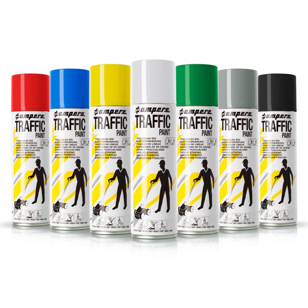 A.M.P.E.R.E. Markierfarbe TRAFFIC 0,5 l, gelb Produktabbildung Nr. 3: A.M.P.E.R.E. Markierfarbe TRAFFIC 0,5 l, gelb