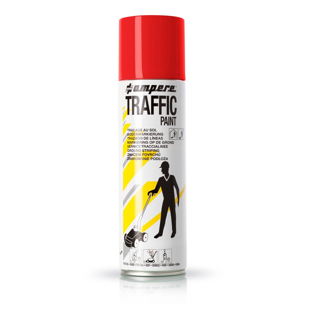 Produktabbildung: A.M.P.E.R.E. Markierfarbe TRAFFIC 0,5 l, rot
