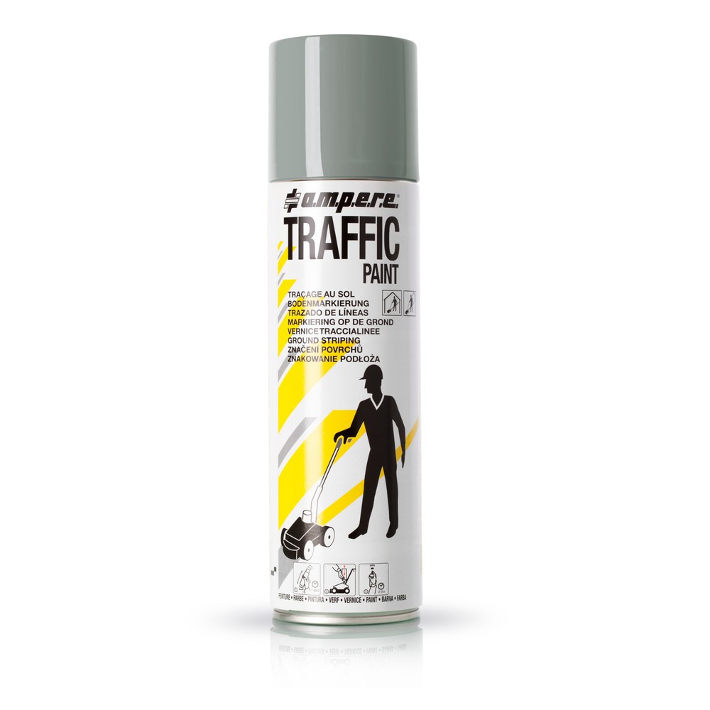 Produktabbildung: A.M.P.E.R.E. Markierfarbe TRAFFIC 0,5 l, grau