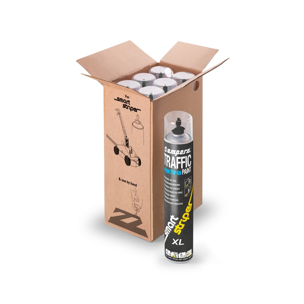 A.M.P.E.R.E. Markierfarbe TRAFFIC extra Paint® XL 0,75 l, schwarz Produktabbildung Nr. 6: A.M.P.E.R.E. Markierfarbe TRAFFIC extra Paint® XL 0,75 l, schwarz