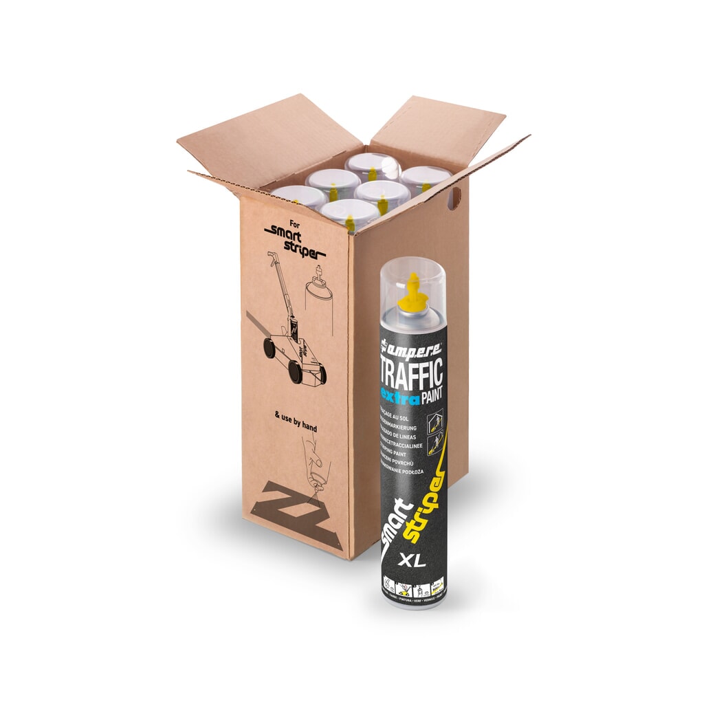 A.M.P.E.R.E. Markierfarbe TRAFFIC extra Paint® XL 0,75 l, orange Produktabbildung Nr. 6: A.M.P.E.R.E. Markierfarbe TRAFFIC extra Paint® XL 0,75 l, orange