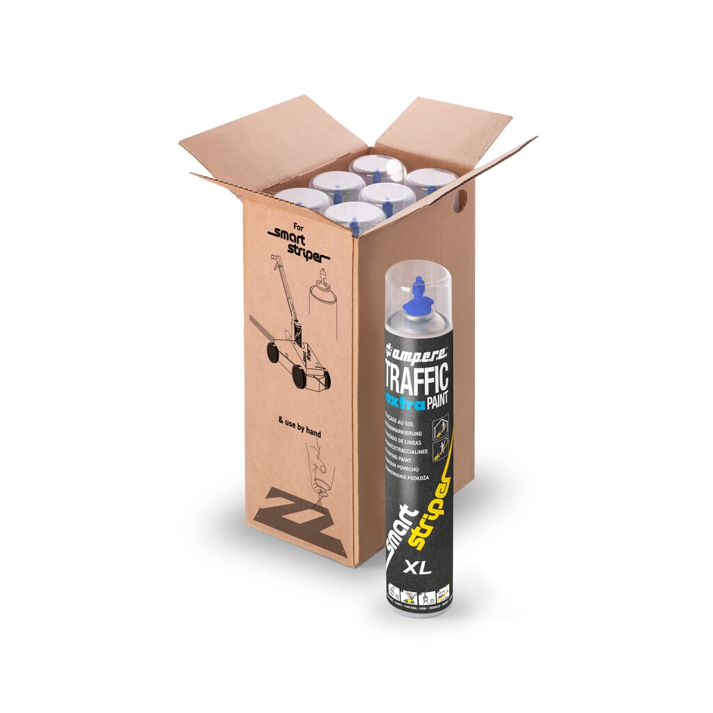 A.M.P.E.R.E. Markierfarbe TRAFFIC extra Paint® XL 0,75 l, blau Produktabbildung Nr. 7: A.M.P.E.R.E. Markierfarbe TRAFFIC extra Paint® XL 0,75 l, blau