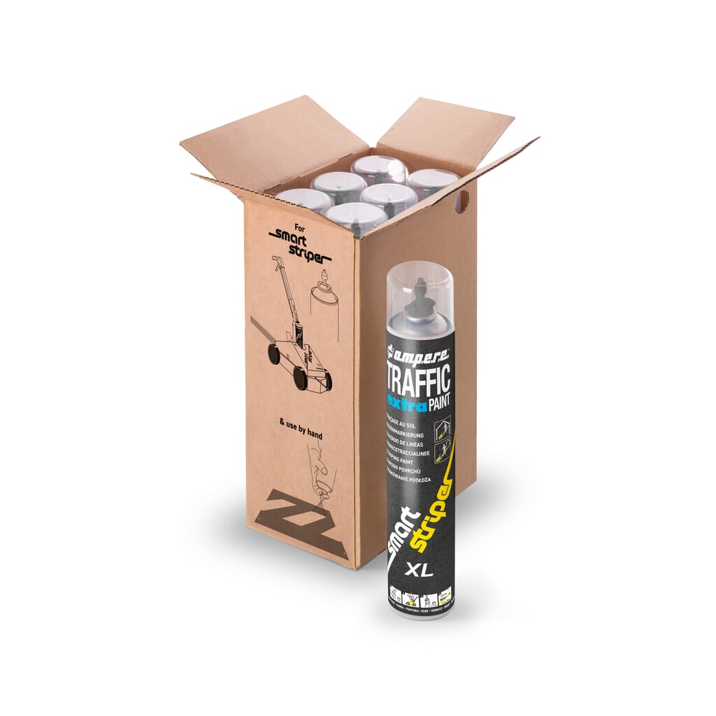 Produktabbildung Nr. 6: A.M.P.E.R.E. Markierfarbe TRAFFIC extra Paint® XL 0,75 l, grau