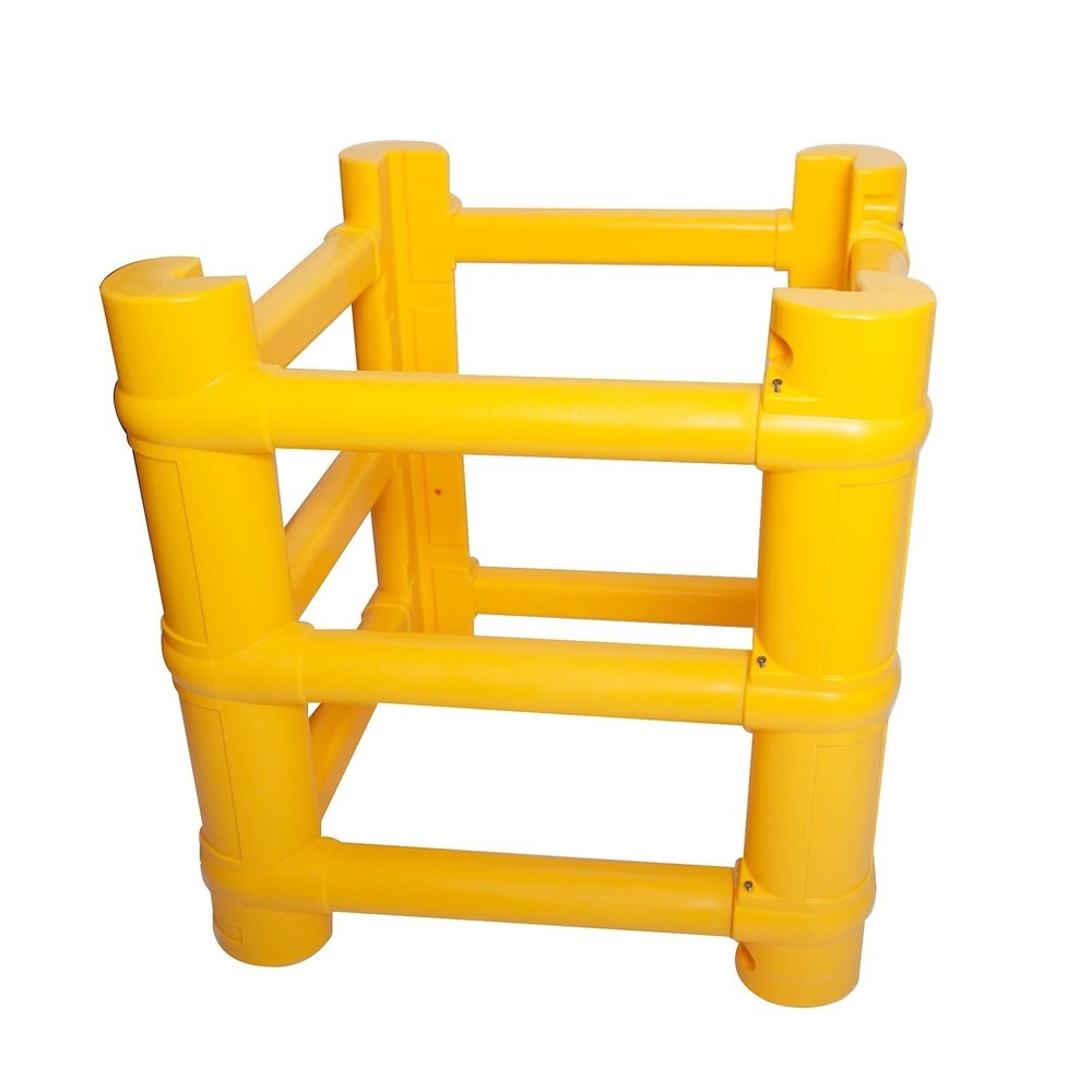 Produktabbildung: A.M.P.E.R.E. Säulen-Anfahrschutz Universal Rack Mammut®, zuschneidbar, Höhe 1.000 mm, für Säulenmaße BxT 200 x 200 mm