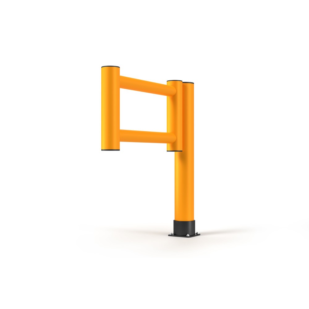 Produktabbildung Nr. 2: A.M.P.E.R.E. Schwingtür Rack Mammut® für Rammschutzgeländer Rack Mammut®, Innen- und Außenbereich Anschlag rechts, HxL 1.100 x 1.000 mm