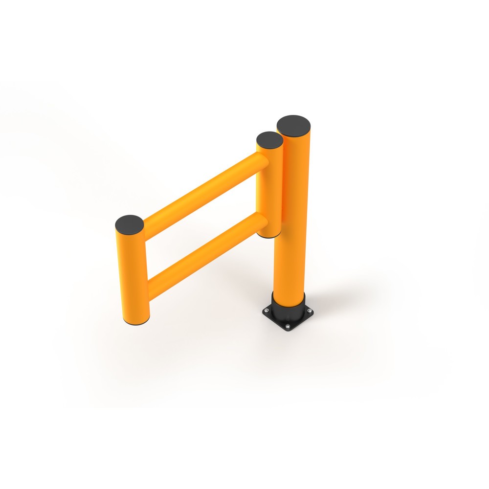 Produktabbildung Nr. 3: A.M.P.E.R.E. Schwingtür Rack Mammut® für Rammschutzgeländer Rack Mammut®, Innen- und Außenbereich Anschlag rechts, HxL 1.100 x 1.000 mm