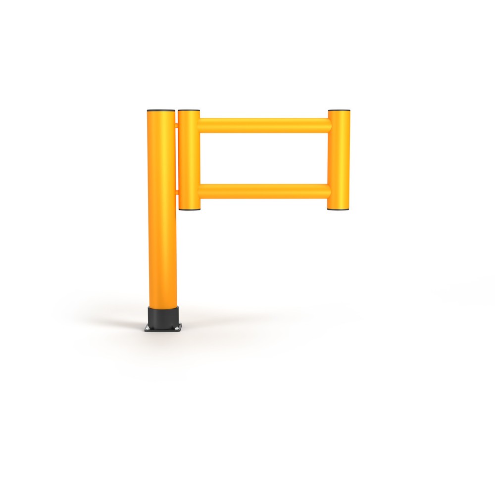 Produktabbildung Nr. 4: A.M.P.E.R.E. Schwingtür Rack Mammut® für Rammschutzgeländer Rack Mammut®, Innen- und Außenbereich Anschlag rechts, HxL 1.100 x 1.000 mm